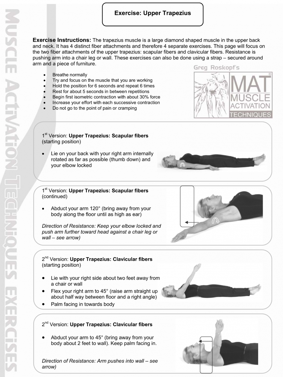 Shoulder and neck pain? Stop stretching upper trapezius! - Human Movement