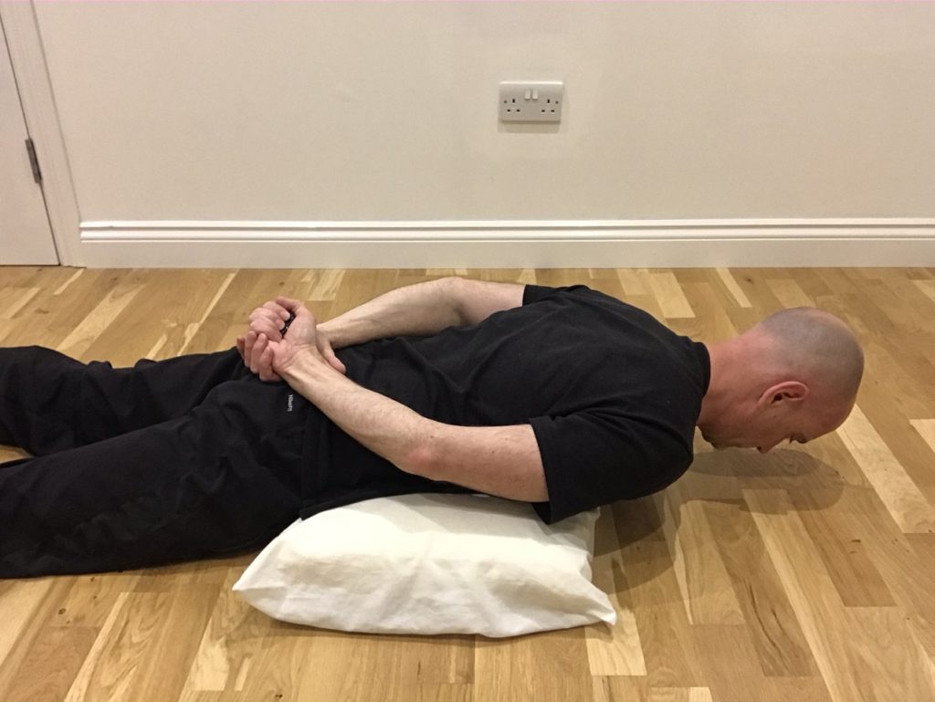 Trunk extension isometric for back pain
