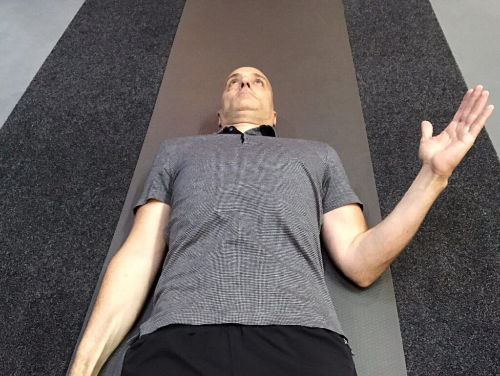external rotation check for lead shoulder issues