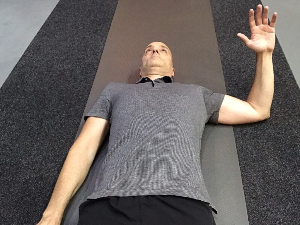 shoulder abduction check for lead shoulder issues